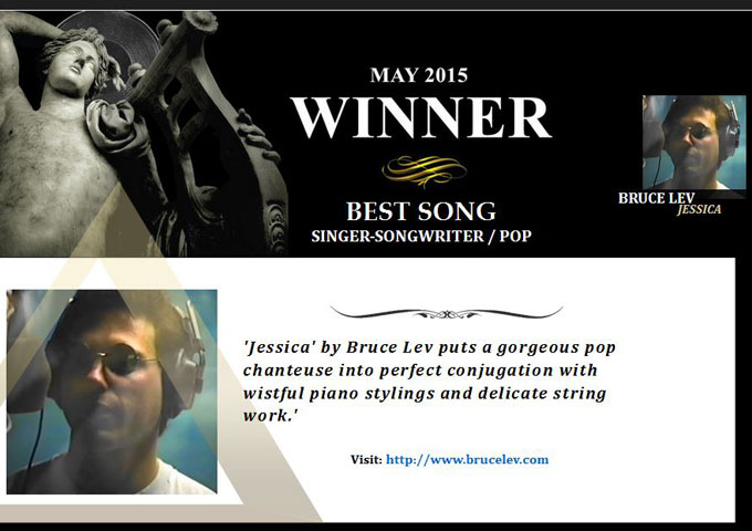 “Jessica” featuring Juice Lucafo – Bruce Lev is such a terrific songwriter here!