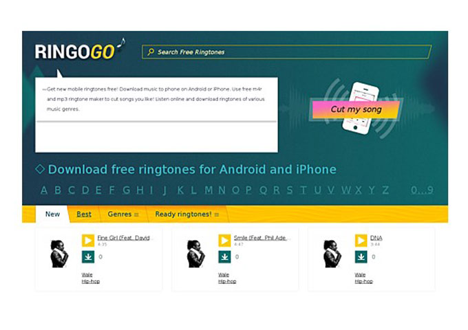 How to cut songs and make ringtones out of them online for free?