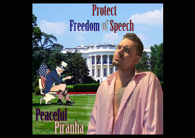 “Protect Freedom of Speech” by Peaceful Piranha