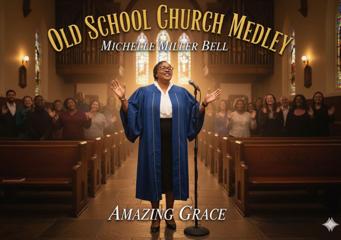 “Old School Church Medley – Amazing Grace”: Michelle Miller Bell’s Soul-Stirring Tribute to Faith and Freedom